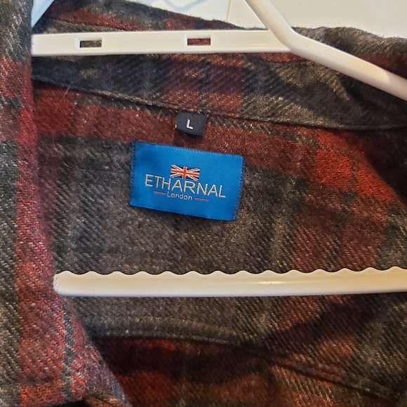 Long sleeved plaid shirt - Picture 2 of 2